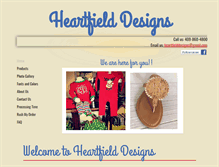 Tablet Screenshot of heartfielddesigns.com